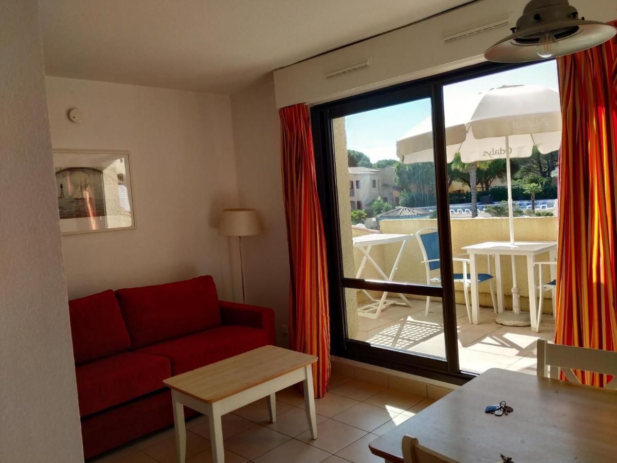 Studio Climatise Box 5 G Residence Odalys Saint Loup, Piscine ,Parking Prive Et Superette 25 Agde Exteriör bild