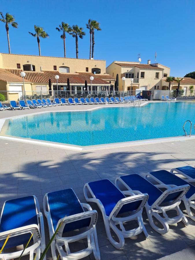 Studio Climatise Box 5 G Residence Odalys Saint Loup, Piscine ,Parking Prive Et Superette 25 Agde Exteriör bild